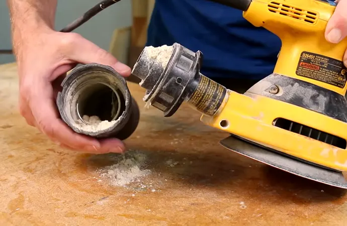 If you prefer sanding wood using a machine, for most circumstances, an orbital sander will do the trick
